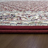 Dynamic Rugs Ancient Garden 57011 Red/Ivory Area Rug Detail Image