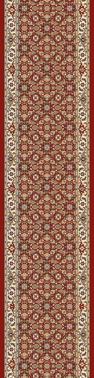 Dynamic Rugs Ancient Garden 57011 Red/Ivory Area Rug Roll Runner Image