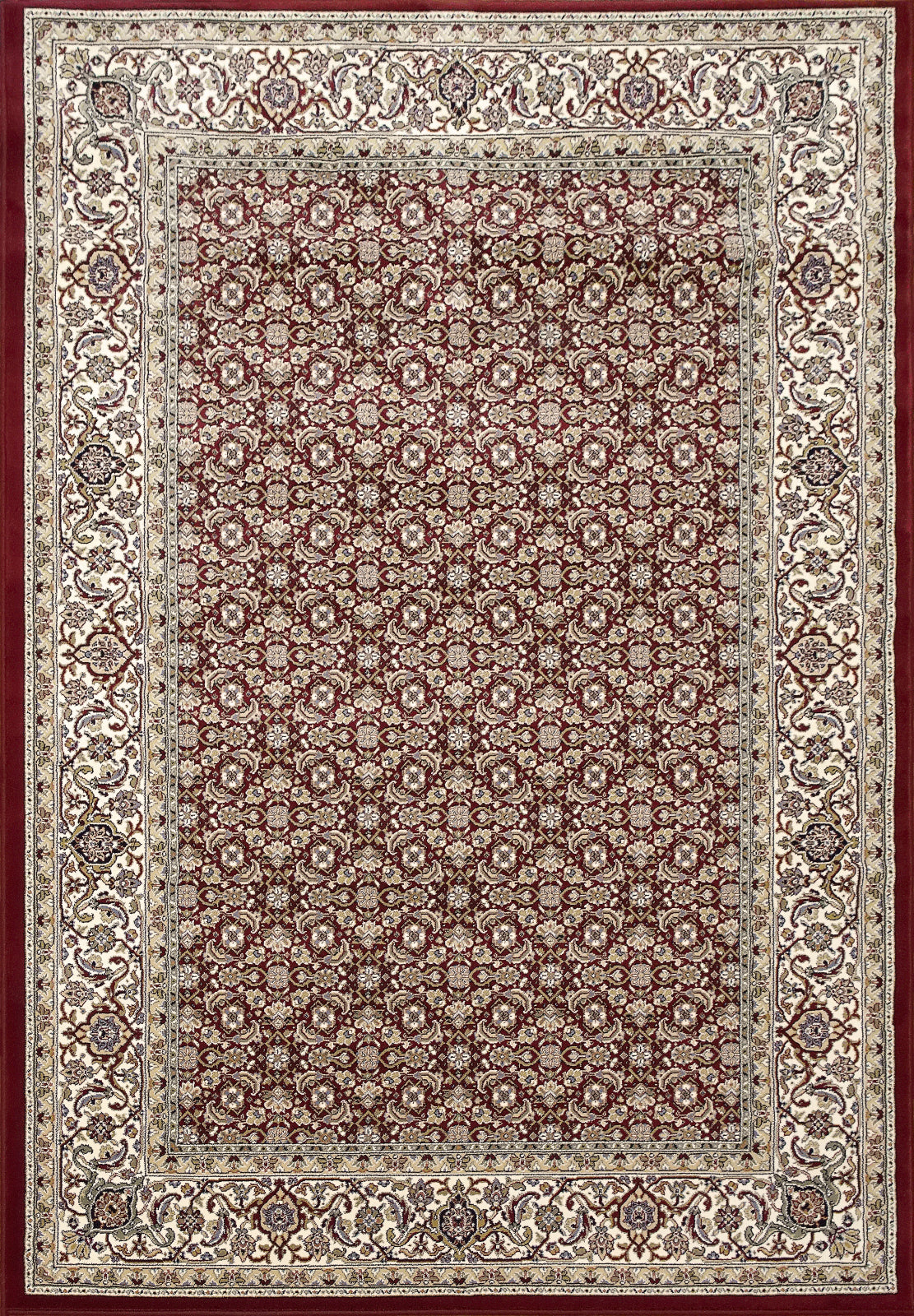 Dynamic Rugs Ancient Garden 57011 Red/Ivory Area Rug main image