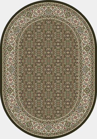 Dynamic Rugs Ancient Garden 57011 Black/Ivory Area Rug Oval Image