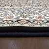 Dynamic Rugs Ancient Garden 57011 Black/Ivory Area Rug Detail Image