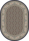 Dynamic Rugs Ancient Garden 57011 Navy Area Rug Oval Image