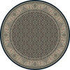 Dynamic Rugs Ancient Garden 57011 Navy Area Rug Round Shot