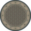 Dynamic Rugs Ancient Garden 57011 Navy Area Rug Round Image