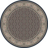Dynamic Rugs Ancient Garden 57011 Navy Area Rug Round Image
