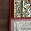 Dynamic Rugs Ancient Garden 57078 Red/Ivory Area Rug Detail Image