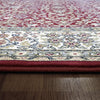 Dynamic Rugs Ancient Garden 57078 Red/Ivory Area Rug Detail Image