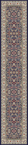 Dynamic Rugs Ancient Garden 57078 Blue/Ivory Area Rug Finished Runner Image