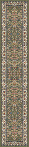 Dynamic Rugs Ancient Garden 57078 Green/Ivory Area Rug Finished Runner Image