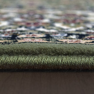 Dynamic Rugs Ancient Garden 57078 Green/Ivory Area Rug Detail Image