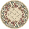 Dynamic Rugs Ancient Garden 57084 Ivory Area Rug Round Image