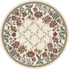 Dynamic Rugs Ancient Garden 57084 Ivory Area Rug Round Image