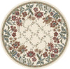 Dynamic Rugs Ancient Garden 57084 Ivory Area Rug Round Image