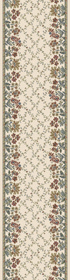 Dynamic Rugs Ancient Garden 57084 Ivory Area Rug Roll Runner Image