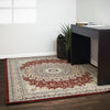 Dynamic Rugs Ancient Garden 57090 Red Area Rug Lifestyle Image Feature