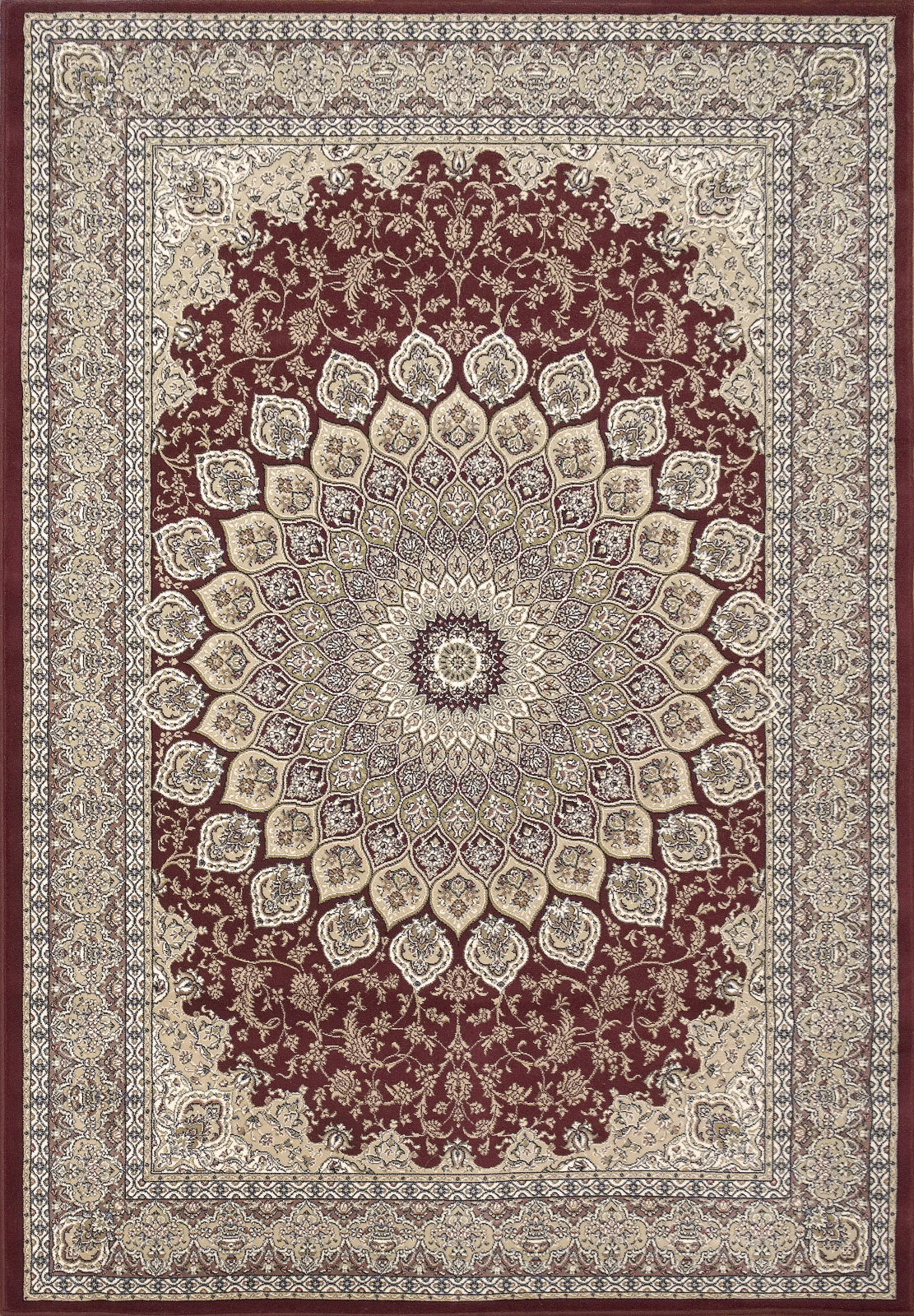 Dynamic Rugs Ancient Garden 57090 Red Area Rug main image