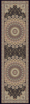 Dynamic Rugs Ancient Garden 57090 Navy Area Rug Finished Runner Image