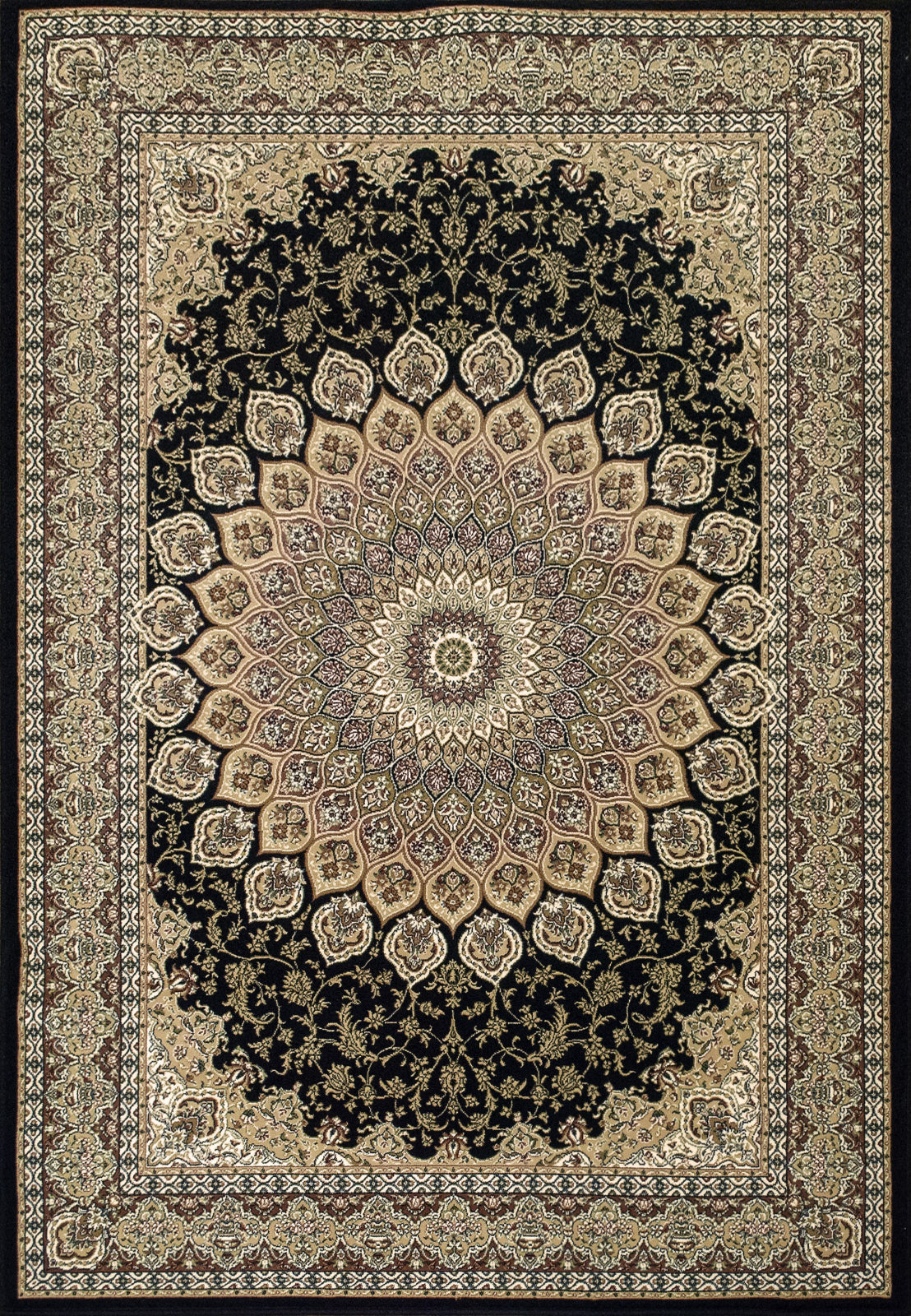 Dynamic Rugs Ancient Garden 57090 Navy Area Rug main image