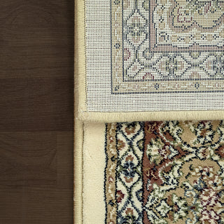 Dynamic Rugs Ancient Garden 57090 Ivory Area Rug Detail Image