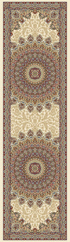 Dynamic Rugs Ancient Garden 57090 Ivory Area Rug Finished Runner Image