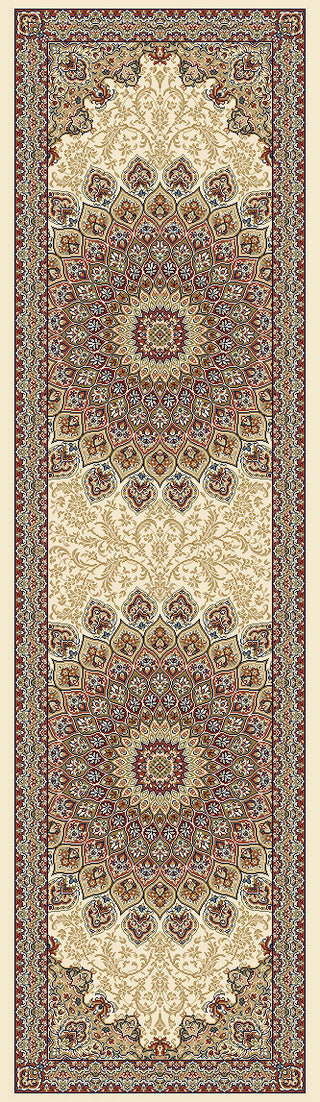 Dynamic Rugs Ancient Garden 57090 Ivory Area Rug Finished Runner Image