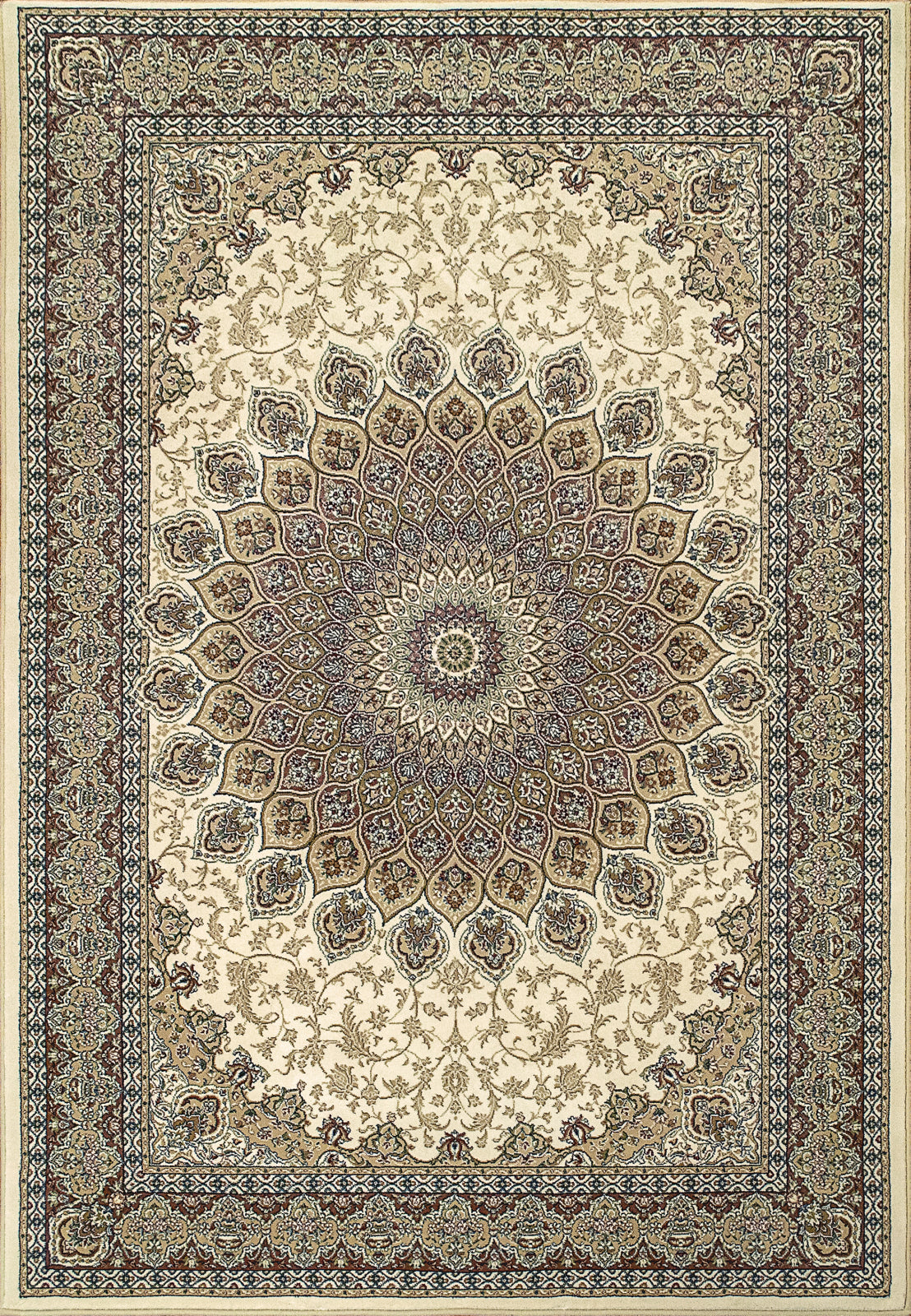 Dynamic Rugs Ancient Garden 57090 Ivory Area Rug main image
