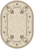Dynamic Rugs Ancient Garden 57091 Ivory Area Rug Oval Image