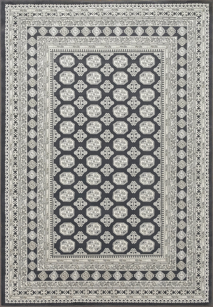 Dynamic Rugs Ancient Garden 57102 Charcoal/Silver Area Rug main image