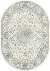 Dynamic Rugs Ancient Garden 57109 Cream Area Rug Oval Image