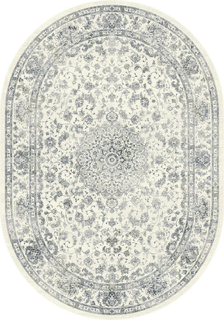 Dynamic Rugs Ancient Garden 57109 Cream Area Rug Oval Image