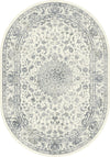 Dynamic Rugs Ancient Garden 57109 Cream Area Rug Oval Image