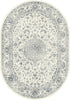 Dynamic Rugs Ancient Garden 57109 Cream Area Rug Oval Shot