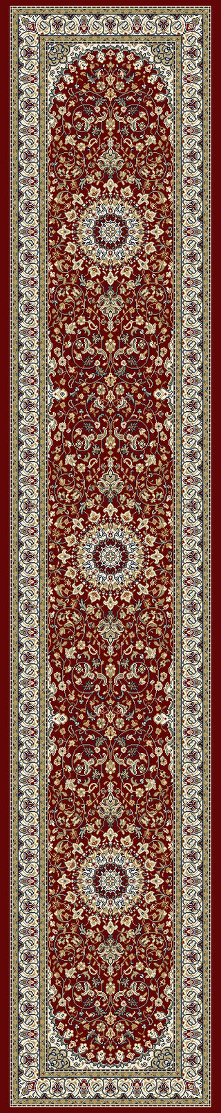 Dynamic Rugs Ancient Garden 57119 Red/Ivory Area Rug Finished Runner Image