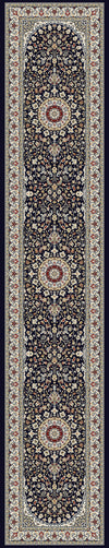 Dynamic Rugs Ancient Garden 57119 Blue/Ivory Area Rug Finished Runner Image