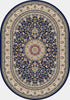 Dynamic Rugs Ancient Garden 57119 Blue/Ivory Area Rug Oval Image