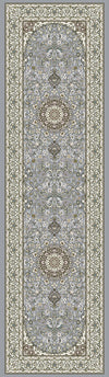 Dynamic Rugs Ancient Garden 57119 Steel Blue/Cream Area Rug Finished Runner Image