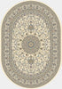 Dynamic Rugs Ancient Garden 57119 Ivory Area Rug Oval Image