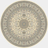 Dynamic Rugs Ancient Garden 57119 Ivory Area Rug Round Image