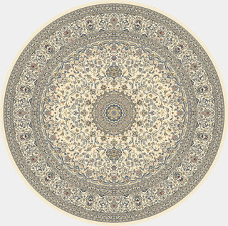 Dynamic Rugs Ancient Garden 57119 Ivory Area Rug Round Image