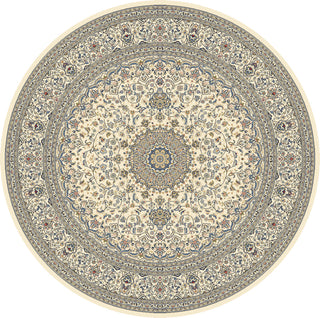 Dynamic Rugs Ancient Garden 57119 Ivory Area Rug Round Image