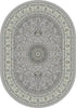 Dynamic Rugs Ancient Garden 57119 Soft Grey/Cream Area Rug Oval Shot