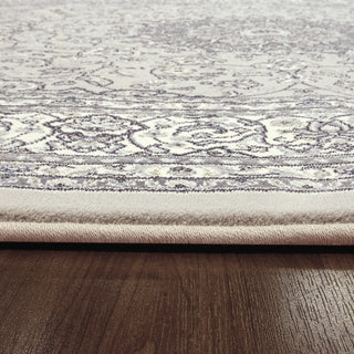 Dynamic Rugs Ancient Garden 57119 Soft Grey/Cream Area Rug Detail Image