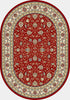 Dynamic Rugs Ancient Garden 57120 Red/Ivory Area Rug Oval Image