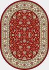 Dynamic Rugs Ancient Garden 57120 Red/Ivory Area Rug Oval Image