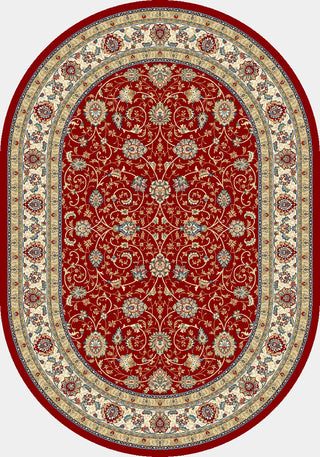 Dynamic Rugs Ancient Garden 57120 Red/Ivory Area Rug Oval Image