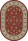 Dynamic Rugs Ancient Garden 57120 Red/Ivory Area Rug Oval Image