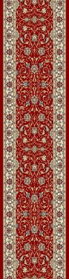 Dynamic Rugs Ancient Garden 57120 Red/Ivory Area Rug Roll Runner Image