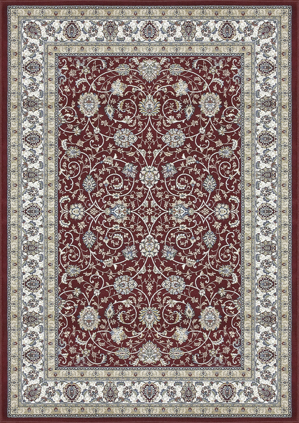 Dynamic Rugs Ancient Garden 57120 Red/Ivory Area Rug main image