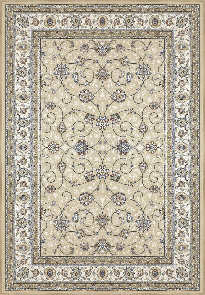Dynamic Rugs Ancient Garden 57120 Light Gold/Ivory Area Rug main image