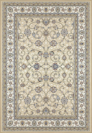 Dynamic Rugs Ancient Garden 57120 Light Gold/Ivory Area Rug main image